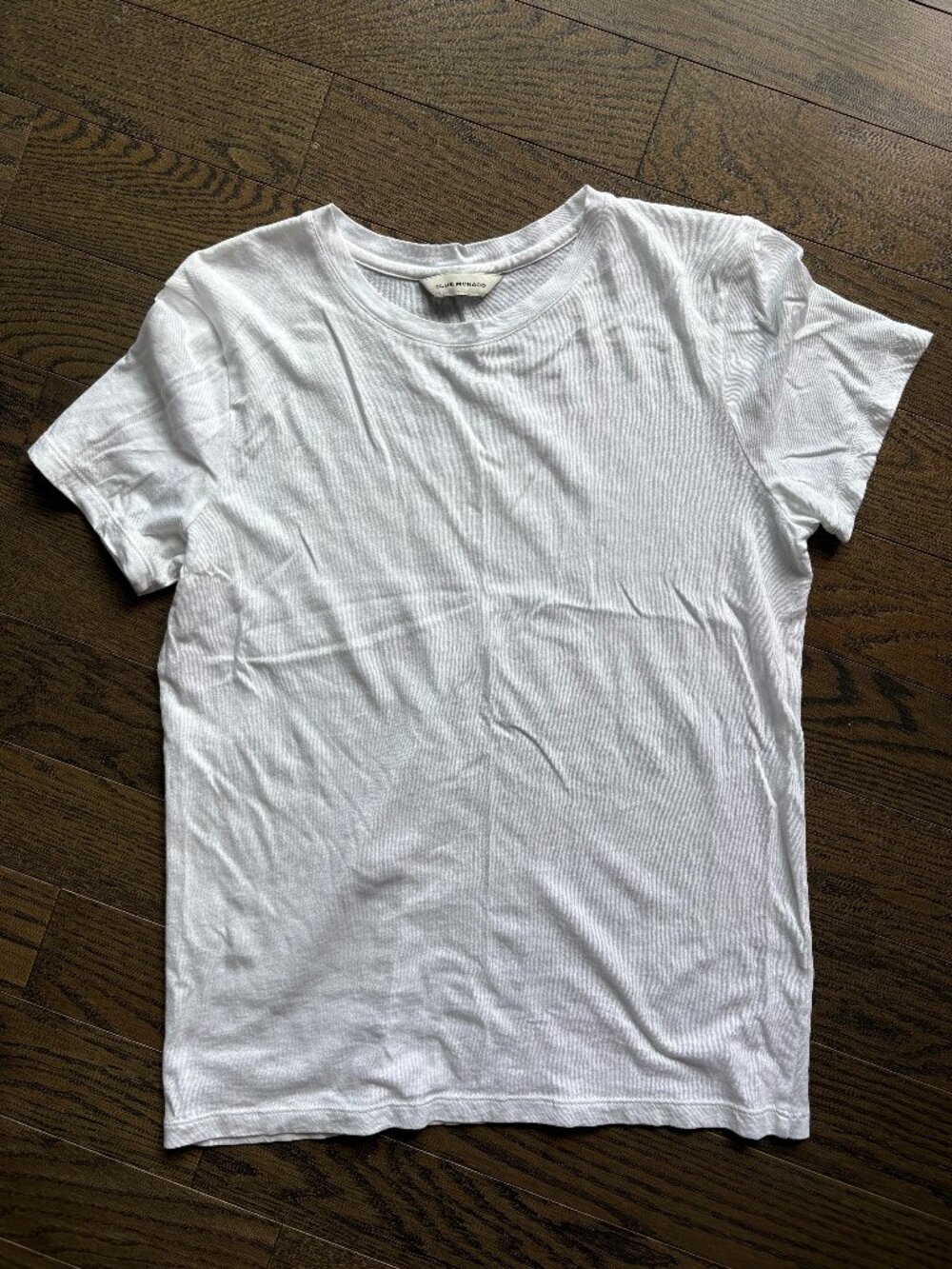 White Club Monaco Crew Neck Short Sleeve T Shirt
